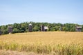 Windmill mill at rural outdoor. Iconic silhouette. Wind mill. Windmill in a rural area. Wind Farm. Dutch windmill. Landscape with Royalty Free Stock Photo