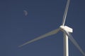 Windmill and moon