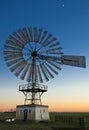 Windmill and Moon