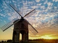 Windmill morning sky sunrise