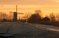 Windmill in morning sun