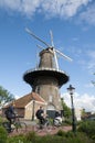 Leiden.Windmill museum Molen de Valk