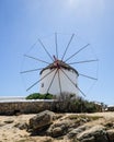 Windmill on Mykonos Royalty Free Stock Photo