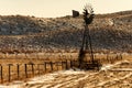 Windmill Near Big Alkali Lake Royalty Free Stock Photo