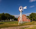 Windmill near the large barn belonging to the Scouts Rest ranch