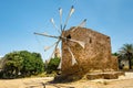 Windmill near the monastery Toplou, Crete
