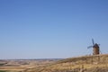 Windmill near Belmonte - La Mancha - Spain - Space for Text