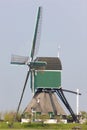 windmill near Vlist, Netherlands Royalty Free Stock Photo
