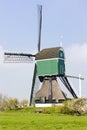 windmill near Vlist, Netherlands Royalty Free Stock Photo