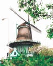 Windmill in the Netherland Royalty Free Stock Photo