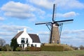 Windmill in The Netherlands Royalty Free Stock Photo