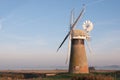 Windmill on Norfolk Broads Royalty Free Stock Photo