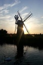 Windmill, Norfolk Broads, UK Royalty Free Stock Photo