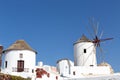 Windmill in Oia, Santorini, Cycladic islands Royalty Free Stock Photo