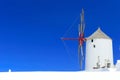 Windmill in Oia, Santorini, Greece Royalty Free Stock Photo