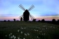 Windmill one summer evning after sunset