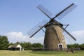 Windmill in Opusztaszer Royalty Free Stock Photo