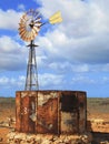 Windmill in the Outback, Australia Royalty Free Stock Photo