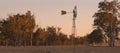 Windmill in a paddock Royalty Free Stock Photo