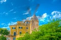 A Windmill at Palma de Mallorca, Spain Royalty Free Stock Photo