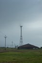 Windmill At Patan Village near Satara,Maharashtra,India Royalty Free Stock Photo