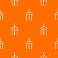 Windmill pattern seamless Royalty Free Stock Photo