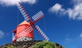 Windmill Pico Island, Azores (Portugal) Royalty Free Stock Photo