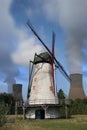 Windmill with power plant