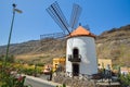 Windmill Pueblo Mogan Gran Canaria, Spain Royalty Free Stock Photo