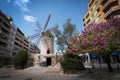 Windmill in Quattro Molinos Royalty Free Stock Photo