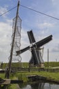 Windmill - Zuiderzee - Netherlands Royalty Free Stock Photo