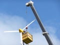 Windmill Repairs Royalty Free Stock Photo