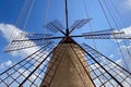 Windmill in Saline della Laguna Museum in Marsala, Sicily