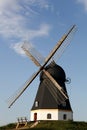 Windmill on Samso island in Denmark Royalty Free Stock Photo
