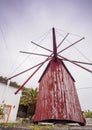 Windmill on Sao Jorge Island, Azores Royalty Free Stock Photo