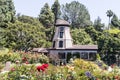 Windmill in the Self-Realization Fellowship Lake Shrine Temple in East Hollywood - Los Angeles - California