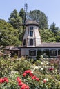 Windmill in the Self-Realization Fellowship Lake Shrine Temple in East Hollywood - Los Angeles - California