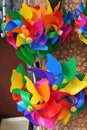 Windmill Spinners Rainbow Royalty Free Stock Photo