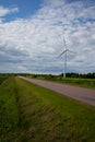 Windmill Beside Road