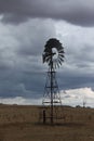 Windmill and Stormfront Royalty Free Stock Photo