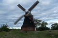 Windmill Stove in the region Salzhaff near the isle Poel Royalty Free Stock Photo