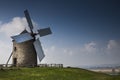 Waiting for Don Quijote:Windmill in sunlight, on the atlantic coast, france