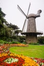 Windmill used historically for pumping water for the irrigation of Golden Gate Park, San Francisco, California