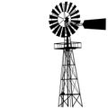 Windmill vector illustration by crafteroks