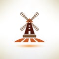 Windmill vector symbol