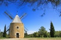 Windmill in Venejan, south of France