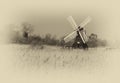 Windmill at Wicken Fen, Cambridgeshire, UK Royalty Free Stock Photo