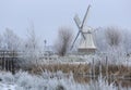 Windmill in winter