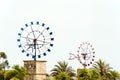 Windmills Majorca Royalty Free Stock Photo