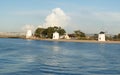 the 3 windmills of Barreiro being the iconic image of the locality